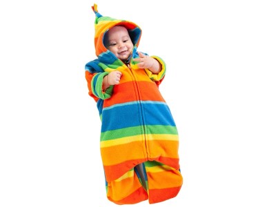 Buggysnuggle Baby Snuggle Fleece in Rainbow Extreme Colour