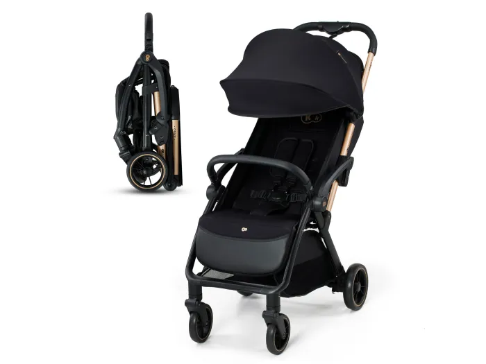 Kinderkraft Apino compact stroller - Black | Baby Snooze