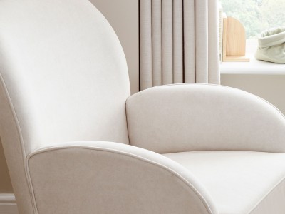 Freya Nursing Chair with Stool - Cream | Babymore