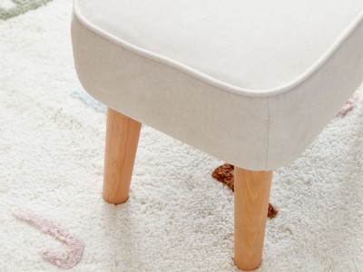 Freya Nursing Chair with Stool - Cream | Babymore