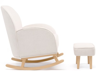 Freya Nursing Chair with Stool - Cream | Babymore
