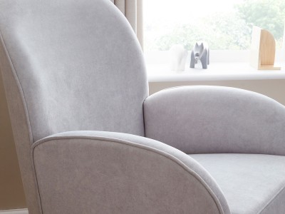 Babymore Freya Nursing Chair with Stool - Grey | Baby Snooze