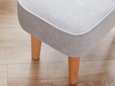 Babymore Freya Nursing Chair with Stool - Grey | Baby Snooze