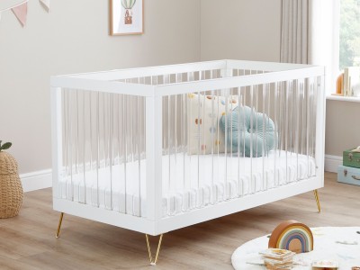 Babymore Kimi XL Acrylic Cot Bed | Baby Snooze