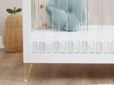 Babymore Kimi XL Acrylic Cot Bed | Baby Snooze