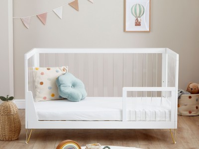 Babymore Kimi XL Acrylic Cot Bed | Baby Snooze