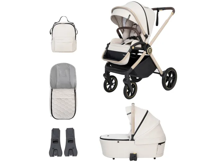 Babymore Kai Pram Pushchair - Sandstone