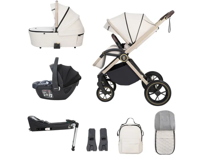 Babymore Kai Travel System Coco with Base - Sandstone