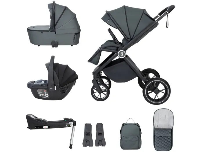 Kai Travel System Coco with Base - Forest Grey | Babymore