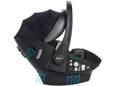 Kai Travel System Pecan with Base - Forest Grey | Babymore