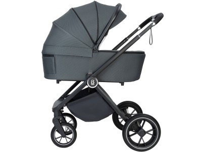 Kai Travel System Pecan with Base - Forest Grey | Babymore