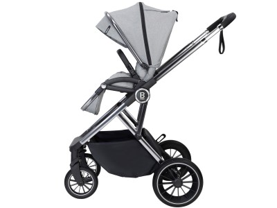 Chia Travel System Coco with Base - Pearl Grey | Babymore