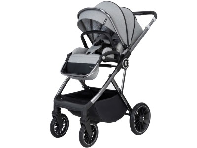 Chia Travel System Coco with Base - Pearl Grey | Babymore
