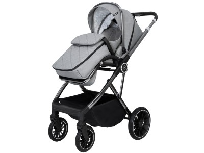 Chia Travel System Coco with Base - Pearl Grey | Babymore