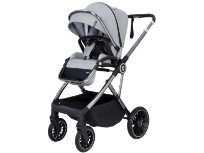 Chia Travel System Pecan with Base - Pearl Grey | Babymore