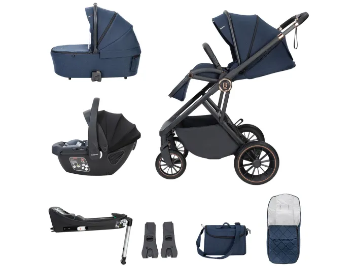 Chia Travel System Coco with Base - Midnight Blue | Babymore