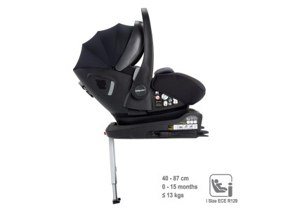 Chia Travel System Pecan with Base - Midnight Blue | Babymore
