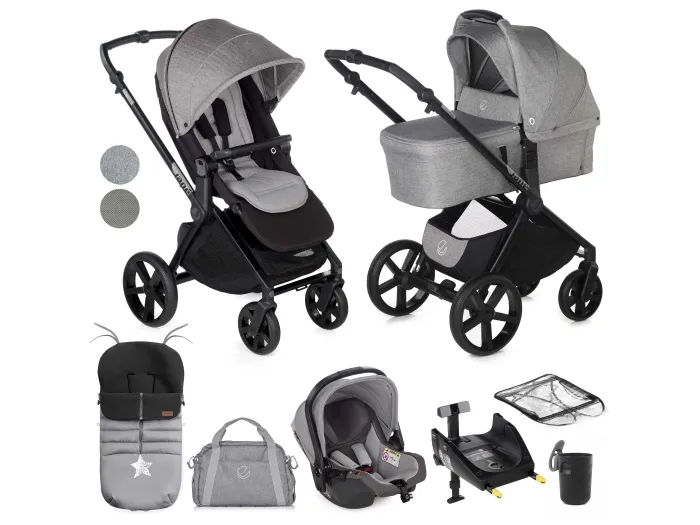 Muum-4 + Sweet Carrycot + Koos iSize 10-piece Travel System