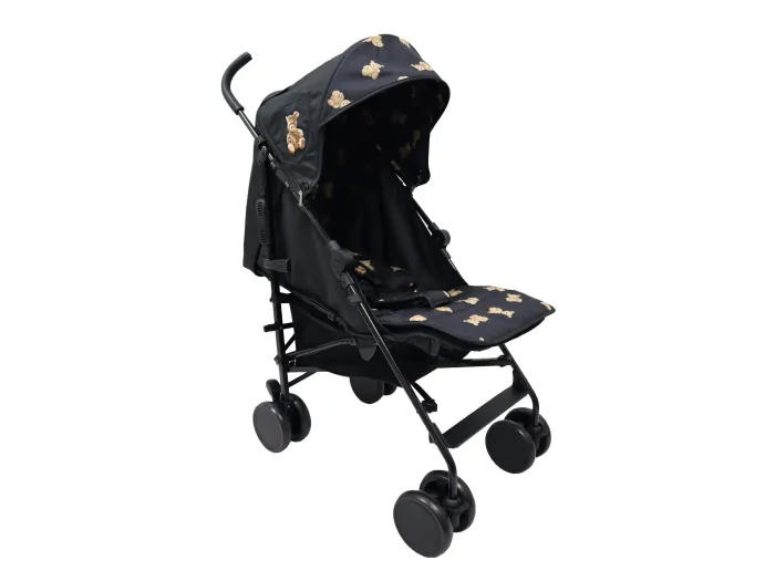 Roma Star Umbrella Buggy - Teddy Black | Baby Snooze