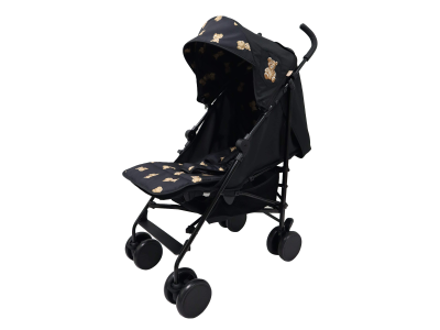Roma Star Umbrella Buggy - Teddy Black | Baby Snooze