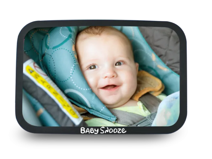 Baby Snooze Baby Car Mirror Shatterproof - Black