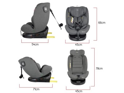 Apollo i-Size 360° 40 - 150cm Car Seat - Moon Grey