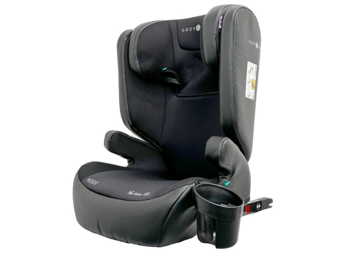 Hood i-Size 100 - 150cm Car Seat with Cup Holder - Onyx