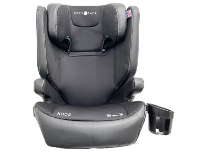 Hood i-Size 100 - 150cm Car Seat with Cup Holder - Onyx