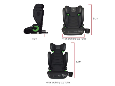 Augusta i-Size 100 - 150cm - Black | Cozy N Safe