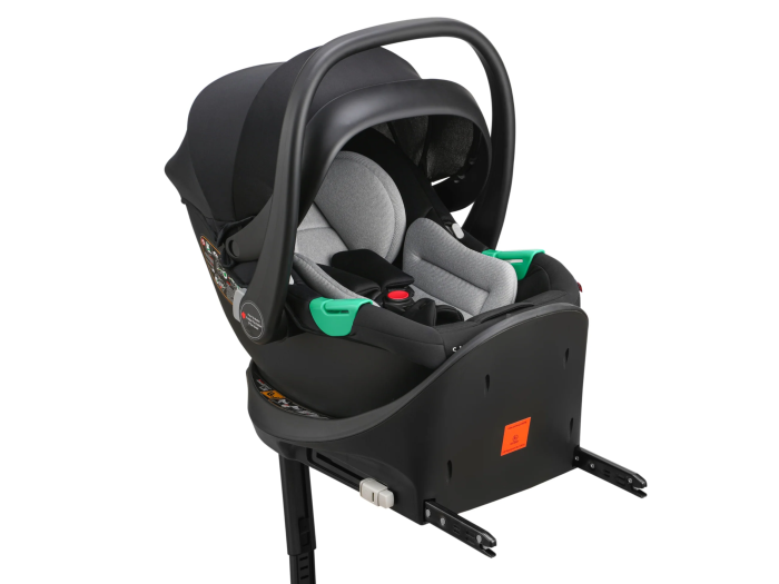 Snowdon i-Size 40-85cm Car Seat and IsoFix Base - Black/Grey
