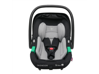 Snowdon i-Size 40-85cm Car Seat and IsoFix Base - Black/Grey