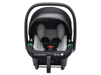 Snowdon i-Size 40-85cm Car Seat and IsoFix Base - Black/Grey