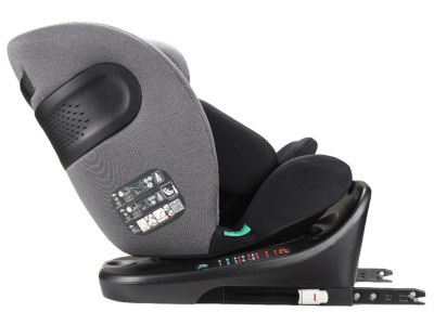 Galaxy i-Size 360° 40-150cm Car Seat - Black/Grey