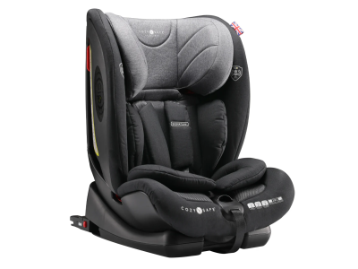 Excalibur (Group 1/2/3 - (25KG Harness) Car Seat - Black/Grey