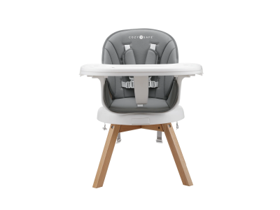 Eden 360° Swivel High Chair - Grey | Cozy N Safe