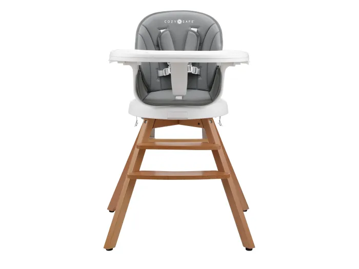 Cozy N Safe Eden 360° Swivel High Chair - Grey