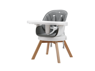 Eden 360° Swivel High Chair - Grey | Cozy N Safe