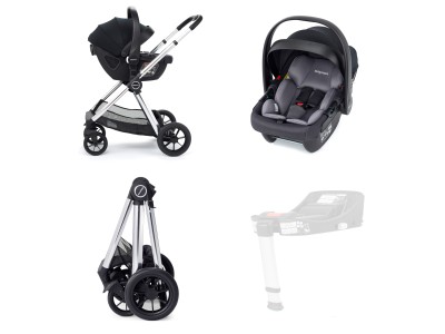 Babymore MeMore V2 Pram Pushchair - Chrome| Baby Snooze