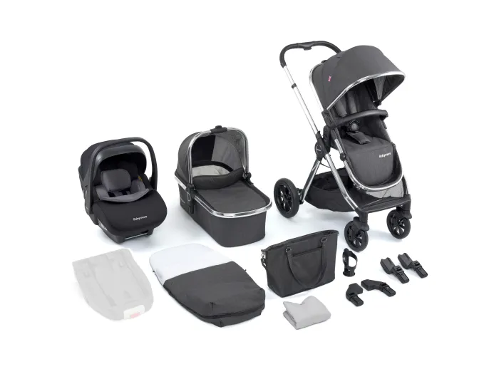 Memore V2 Travel System Pecan Car Seat - Chrome | Babymore