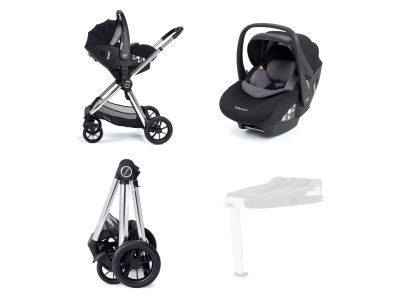Memore V2 Travel System Pecan Car Seat - Chrome | Babymore