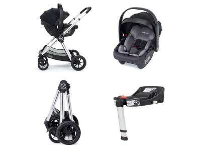 Memore V2 Travel System Coco with Base - Chrome | Babymore