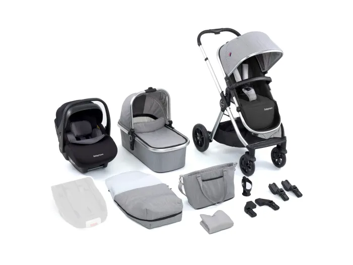 Memore V2 Travel System Pecan Car Seat - Silver | Babymore