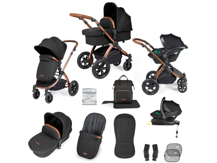 Ickle Bubba Stomp Luxe All-in-One I Size Travel System With Isofix Base (Stratus)