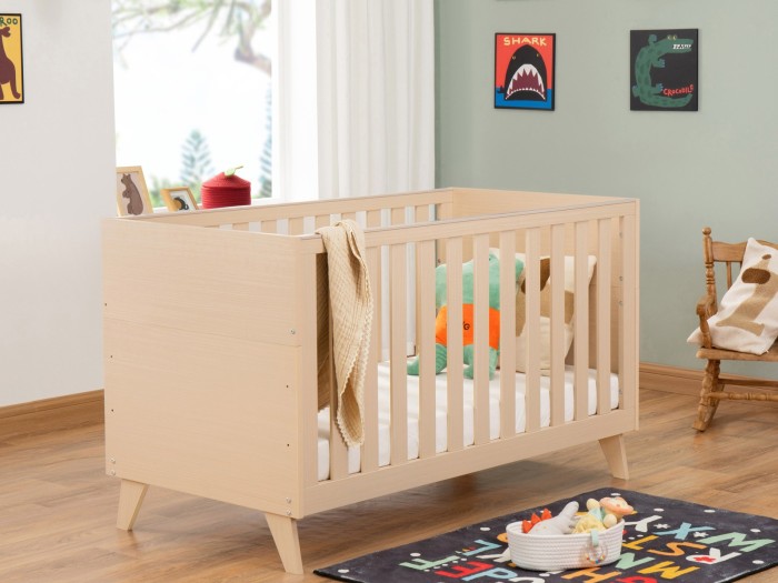 Dante Cot Bed - Natural | Babymore