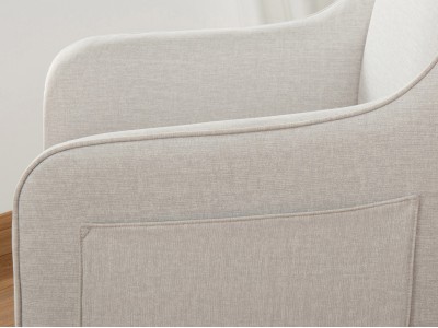 Ida Nursing Chair with Stool - Cashmere | Babymore