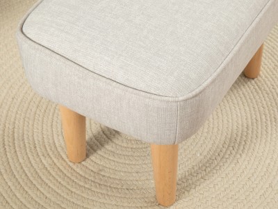 Ida Nursing Chair with Stool - Cashmere | Babymore