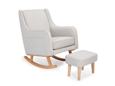 Ida Nursing Chair with Stool - Cashmere | Babymore