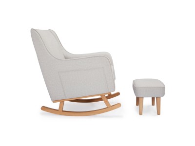 Ida Nursing Chair with Stool - Cashmere | Babymore