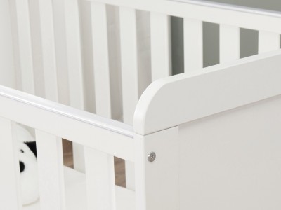 Babymore Caro Urban Cot Bed - White | Baby Snooze