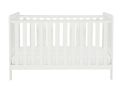 Babymore Caro Urban Cot Bed - White | Baby Snooze